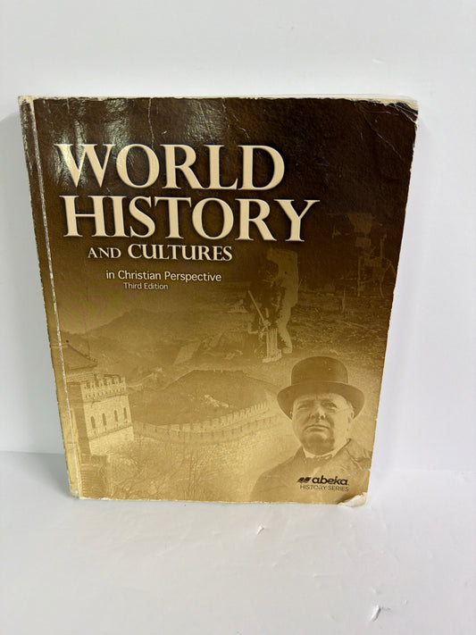 World History and Cultures Abeka Student Text  Pre-Owned History Textbooks