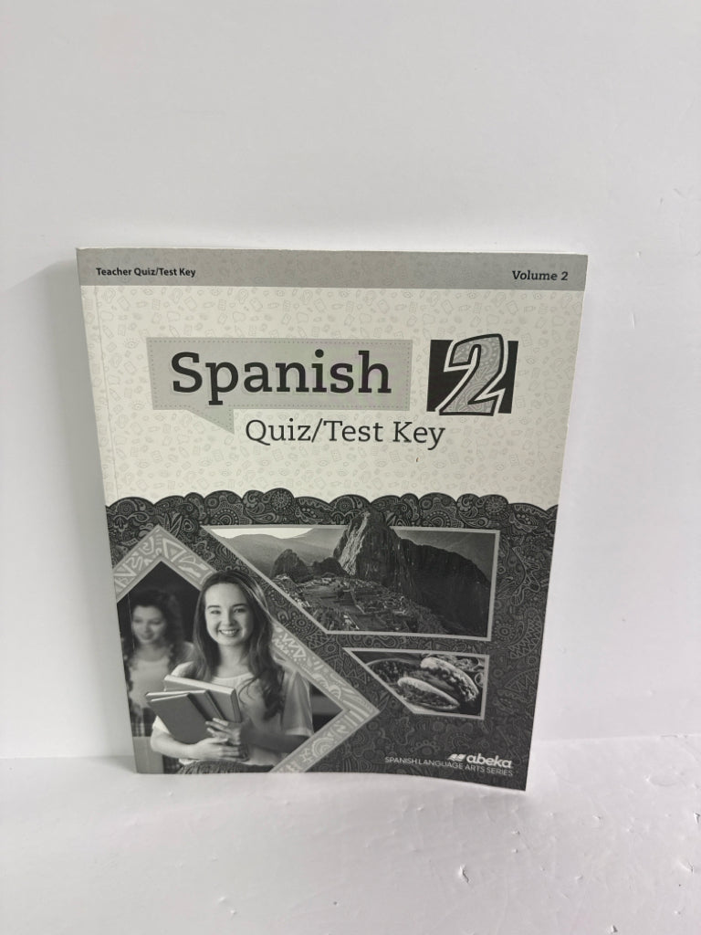 Spanish 2 Volume 2 Abeka Quiz/Test Key  Pre-Owned High School Spanish