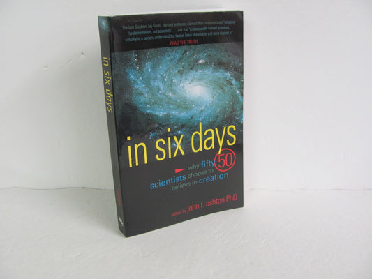 In Six Days Master Books Pre-Owned Ashton Creation Science Books