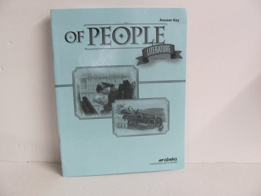 Of People Literature Abeka Answer Key  Pre-Owned 7th Grade Reading Textbooks