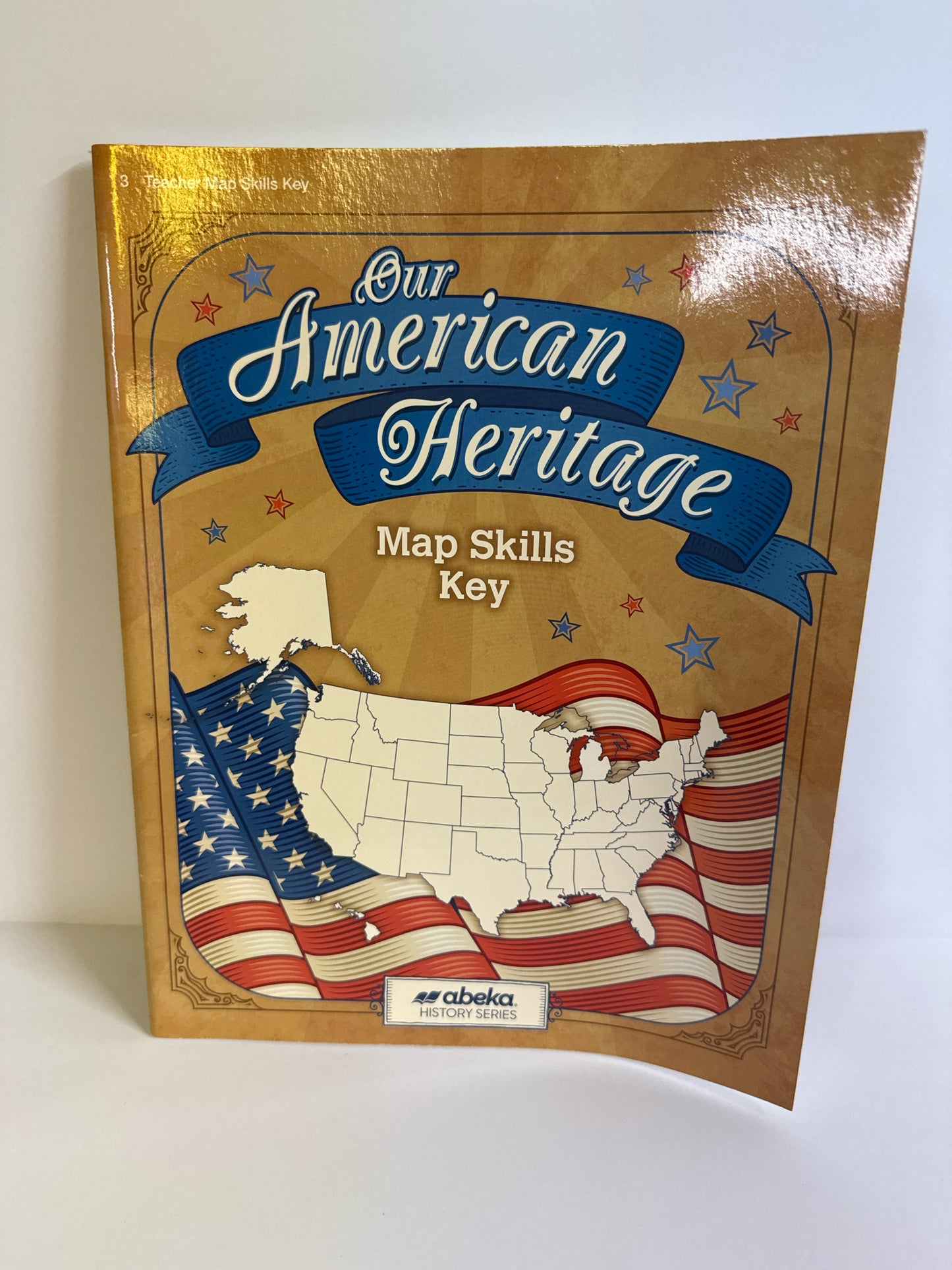 Our American Heritage Abeka Map Skills Key  Pre-Owned History Textbooks