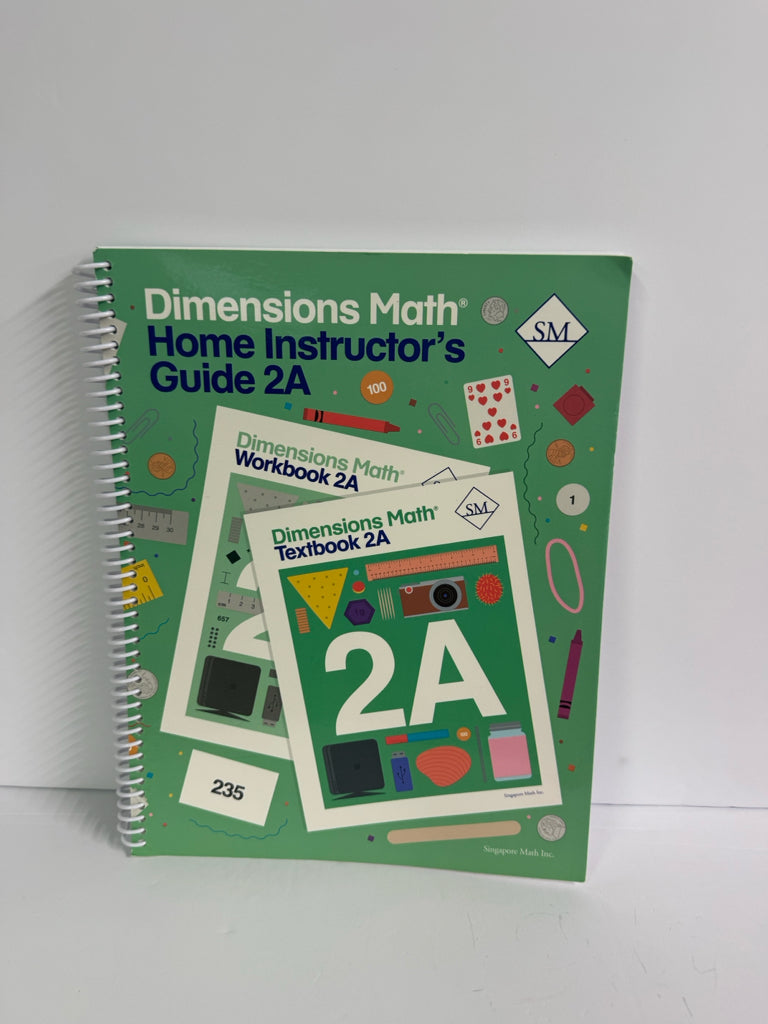 Dimensions Math 2A Singapore Home Instructor's Guide Mathematics Textbooks