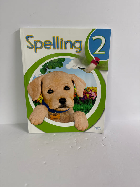 Spelling 2 BJU Press Student Workbook Pre-Owned 2nd Grade Language Textbooks