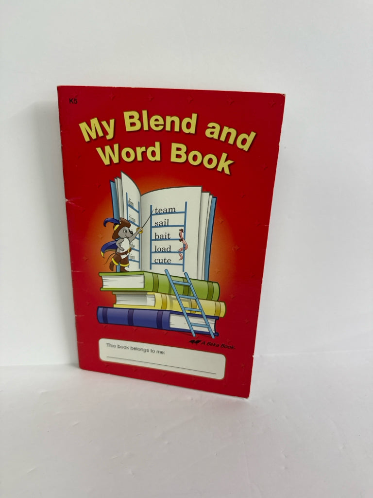 My Blend and Word Book Abeka Reader Pre-Owned Kindergarten Reading Textbooks