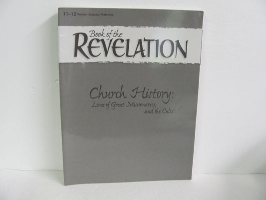 Revelation Abeka Quizzes/Tests  Pre-Owned 12th Grade Bible Textbooks