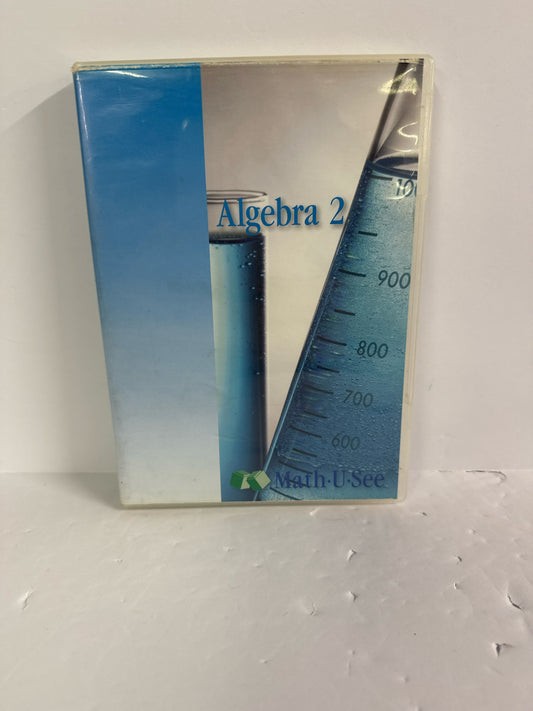 Algebra 2 Math U See DVD Pre-Owned Demme High School Mathematics Textbooks
