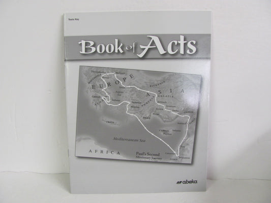 Book of Acts Abeka Test Key Pre-Owned 8th Grade Bible Textbooks
