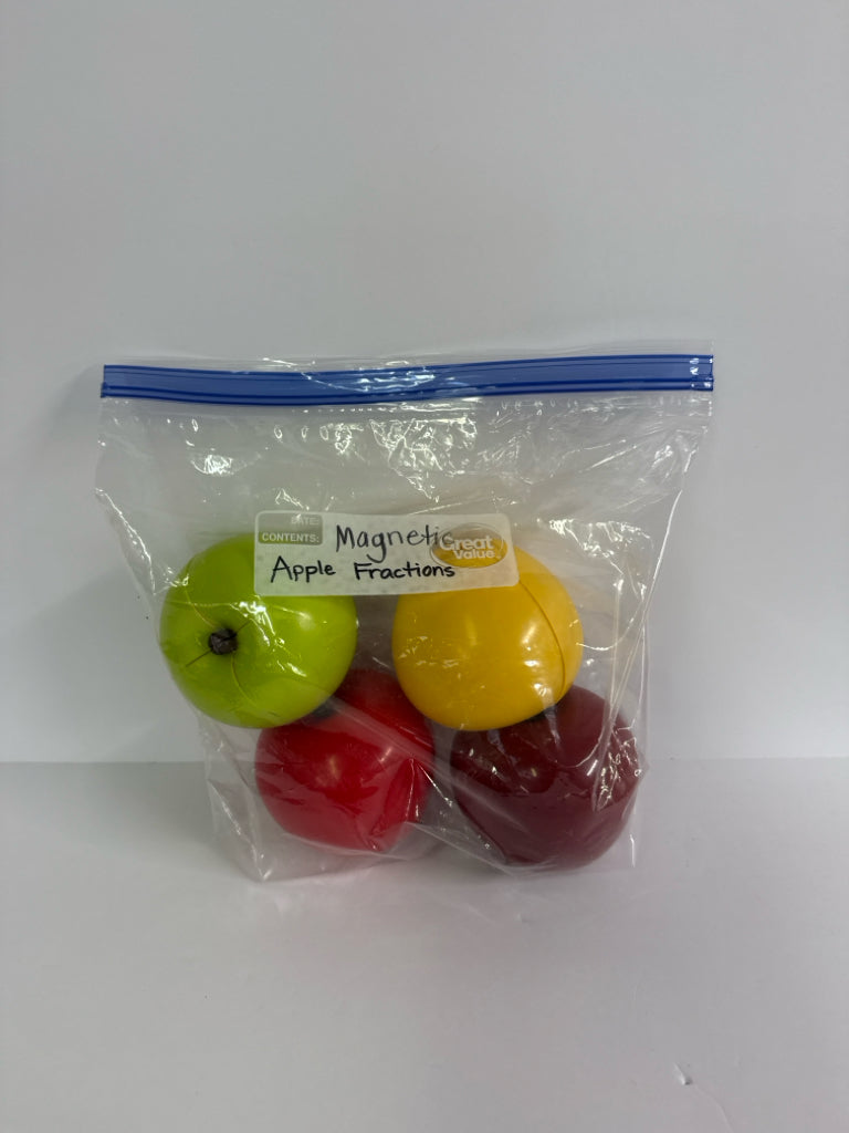 Magnetic Apple Fractions Learning Resources Elementary Manipulatives
