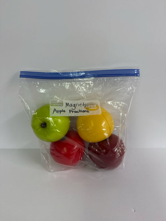 Magnetic Apple Fractions Learning Resources Elementary Manipulatives