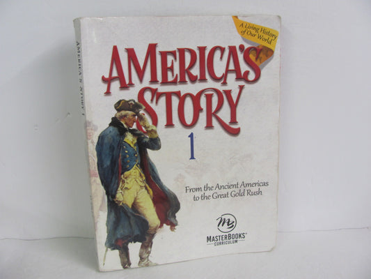 America's Story 1 Master Books Student Book Pre-Owned American History Books