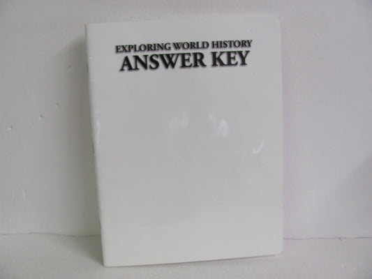 Exploring World History Notgrass Answer Key  Pre-Owned History Textbooks