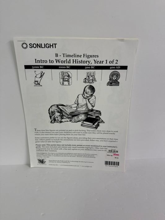 Timeline Figures Sonlight Pre-Owned Elementary Charlotte Mason