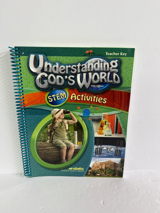 Understanding God's World Abeka Teacher Key  Pre-Owned Science Textbooks