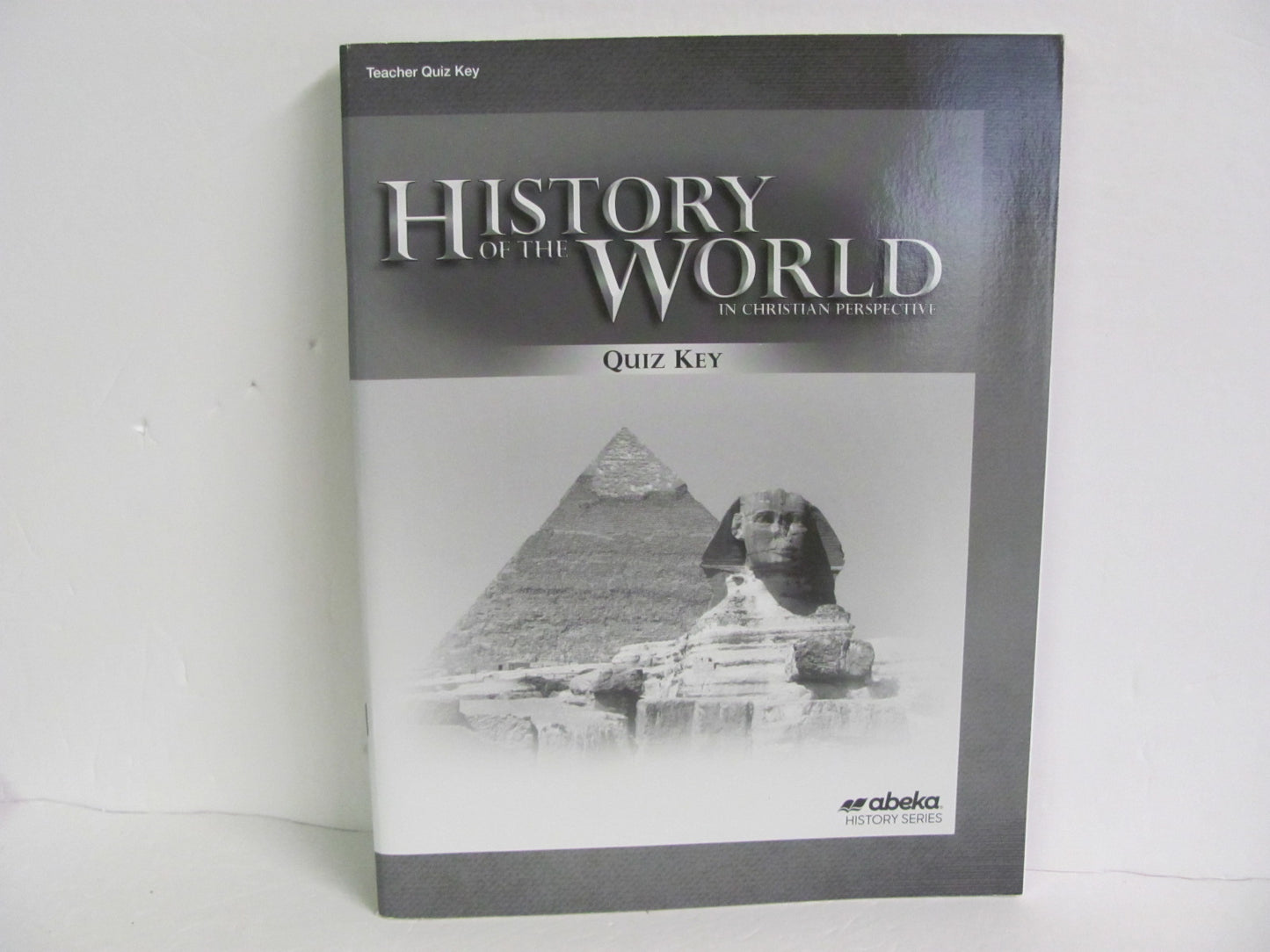 History of the World Abeka Quiz Key Pre-Owned 7th Grade History Textbooks