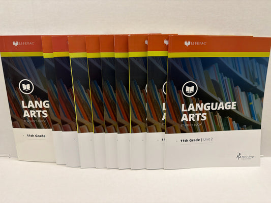 Lifepac Art Alpha Omega Set  Pre-Owned High School Art Books