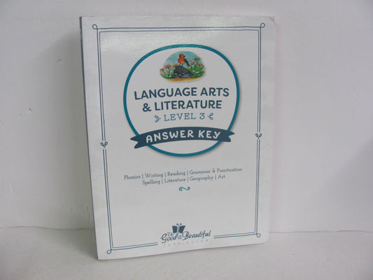 Language Arts & Literature Good and the Beautiful 3rd Grade Language Textbooks