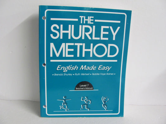 The Shurley Method Shurley Teacher Manual  Pre-Owned Shurley Language Textbooks