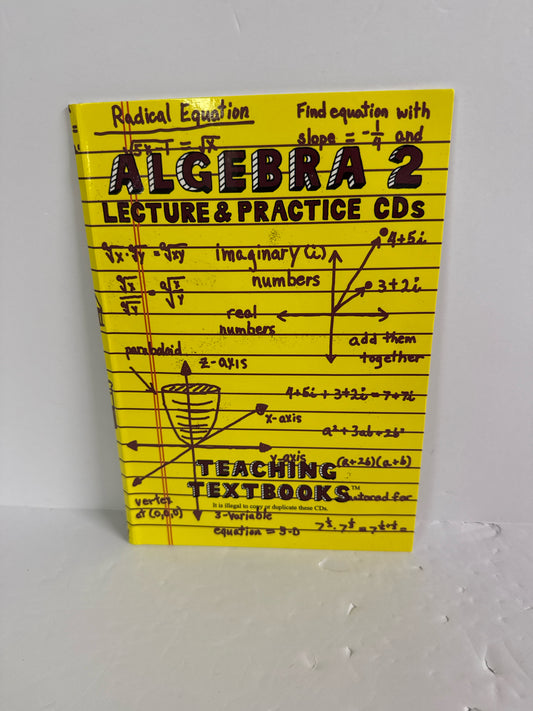 Algebra 2 Teaching Textbooks Set  Pre-Owned Greg Sabouri Mathematics Textbooks