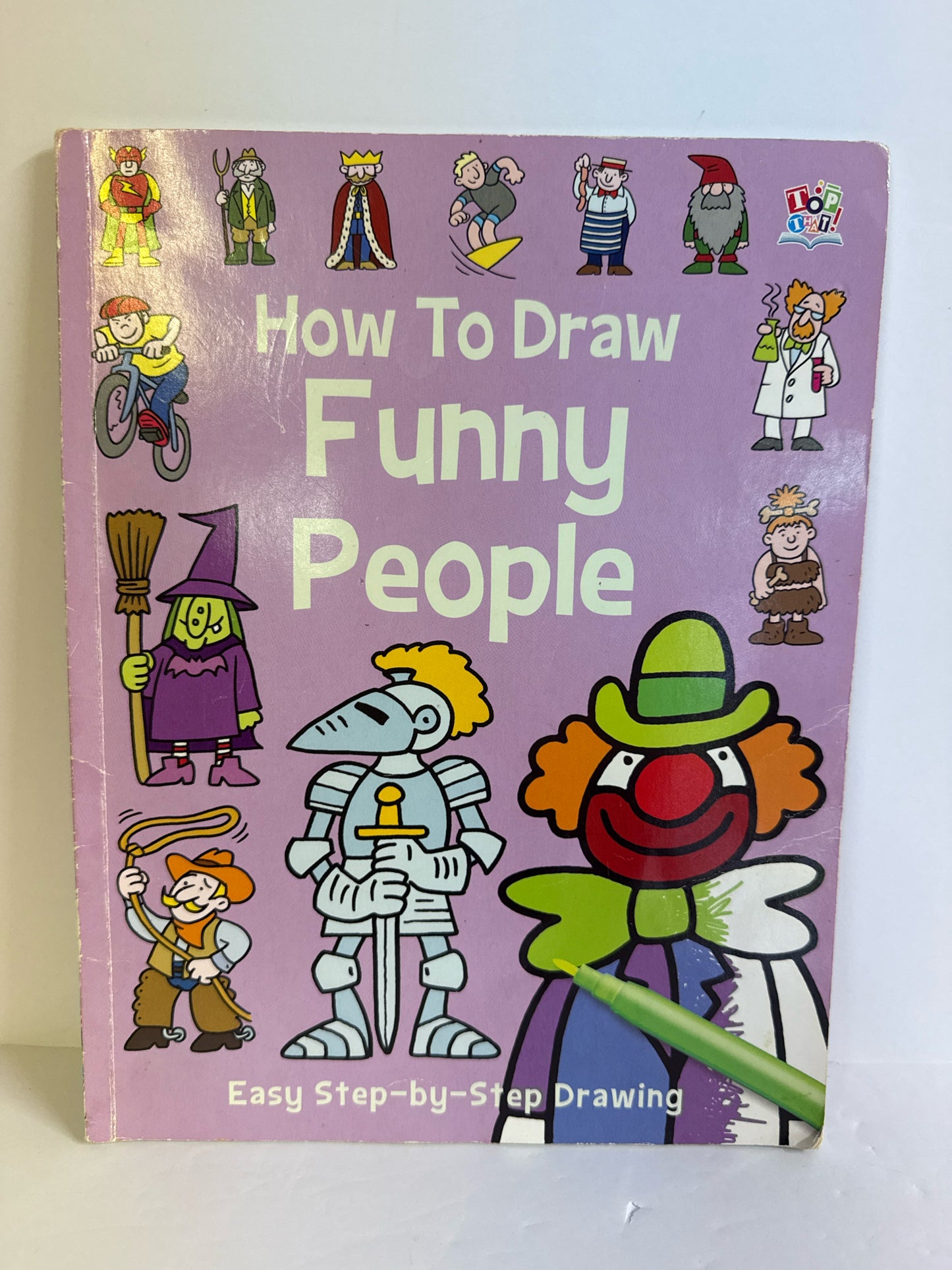 How to Draw Funny People Top That Pub Pre-Owned Elementary Art Books