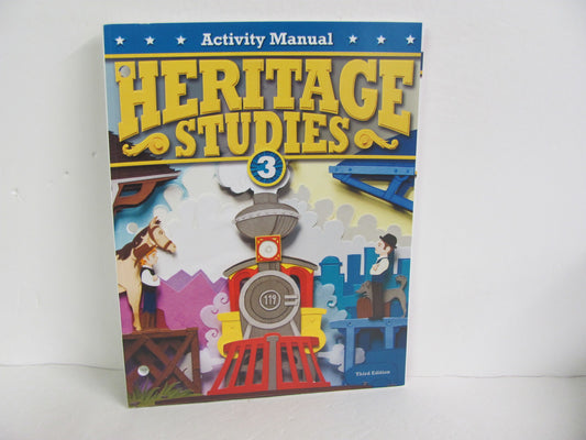 Heritage Studies 3 BJU Press Activity Book  Pre-Owned History Textbooks