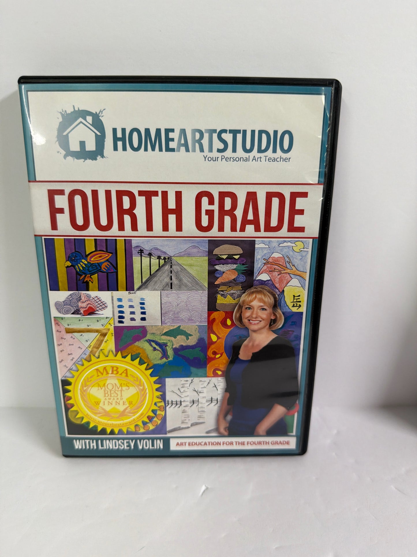 Fourth Grade Home Art Studio DVD Pre-Owned Lindsey Volin 4th Grade Art Books
