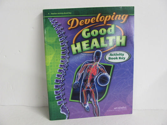Developing Good Health Abeka Activity Key Pre-Owned 4th Grade Health Books