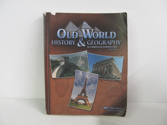 Old World History Abeka Student Book Pre-Owned 5th Grade History Textbooks