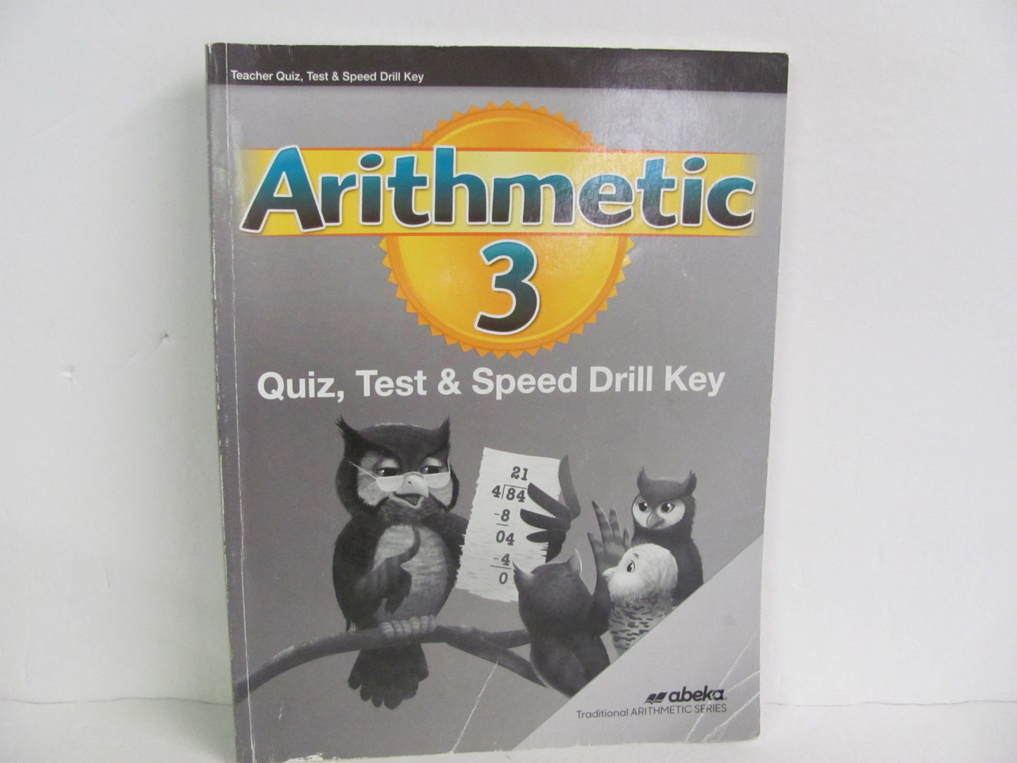 Arithmetic 3 Abeka Quiz/Test Key  Pre-Owned 3rd Grade Mathematics Textbooks