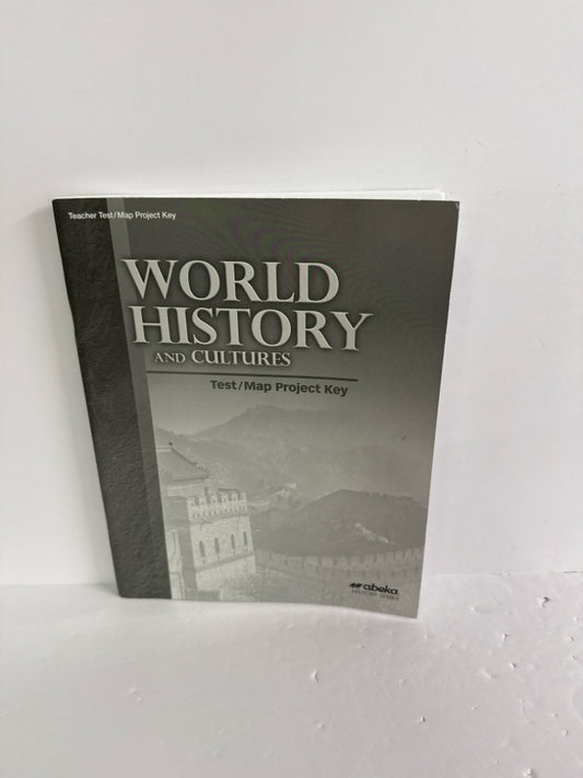 World History Abeka Test/Map Key  Pre-Owned 10th Grade History Textbooks
