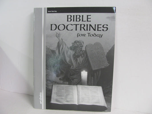 Bible Doctrines For Today Abeka Quiz/Test Key  Pre-Owned 10th Grade Bible Books