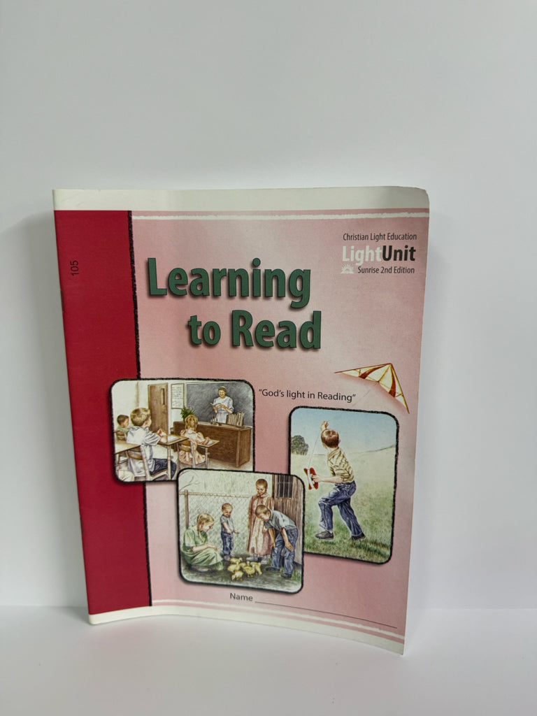 Learning to Read Christian Light LightUnit Pre-Owned 1st Grade Reading Textbooks