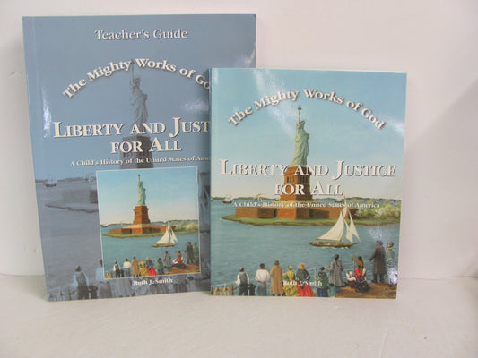 Liberty and Justice For All Bradford Press Set  Pre-Owned History Textbooks
