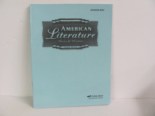 American Lit Abeka Answer Key  Pre-Owned 11th Grade Reading Textbooks