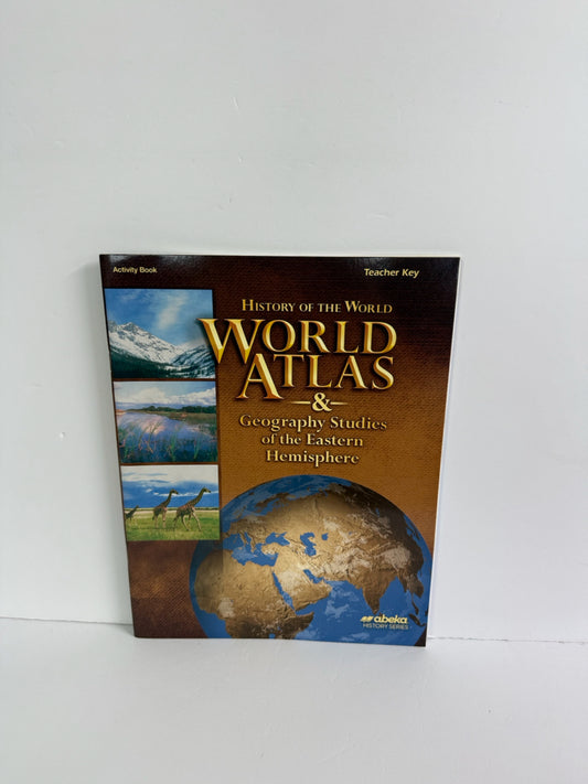 History of the World World Atlas Abeka Teacher Key  Pre-Owned History Textbooks