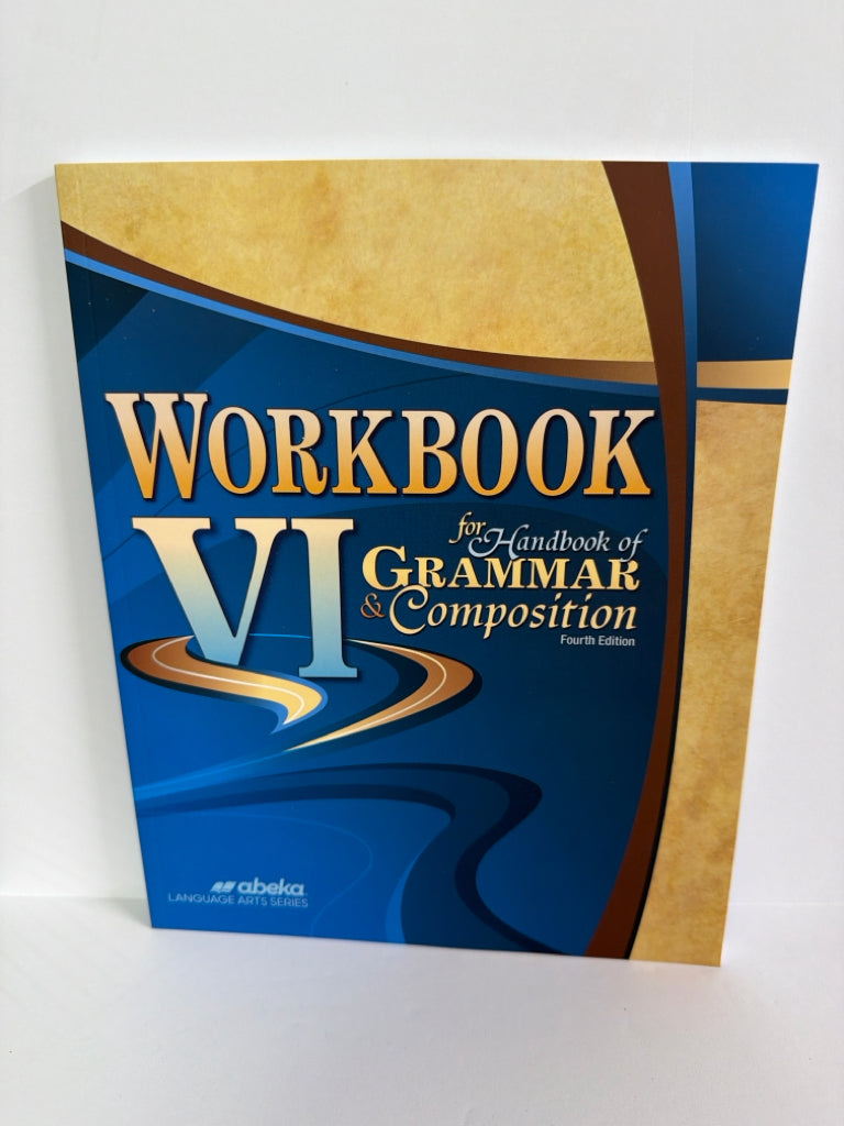 Workbook VI Abeka Workbook  Pre-Owned 12th Grade Language Textbooks