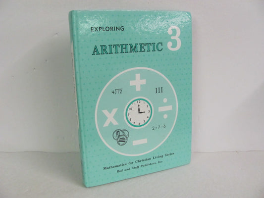 Arithmetic 3 Rod & Staff Student Book Pre-Owned 3rd Grade Mathematics Textbooks