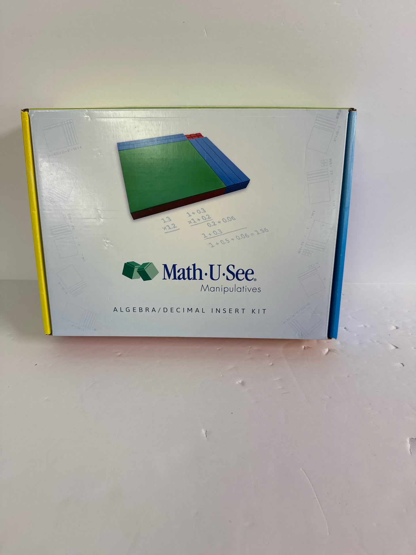 Algebra & Decimal Inserts Math U See Manipulative Set  Pre-Owned Manipulatives