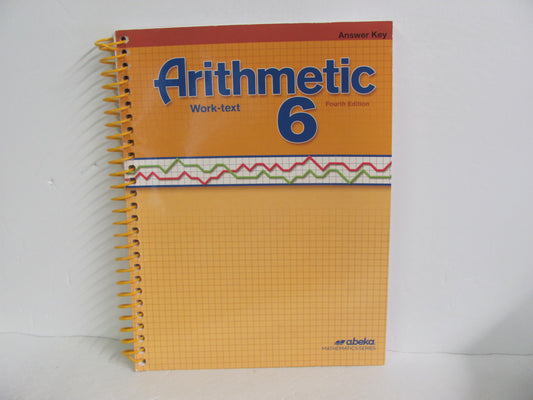 Arithmetic 6 Abeka Answer Key  Pre-Owned 6th Grade Mathematics Textbooks