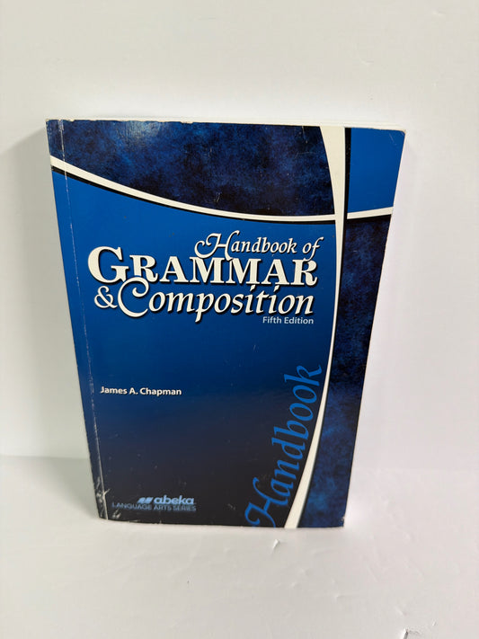 Handbook of Grammar & Composition Abeka Handbook  Pre-Owned Grammar Books