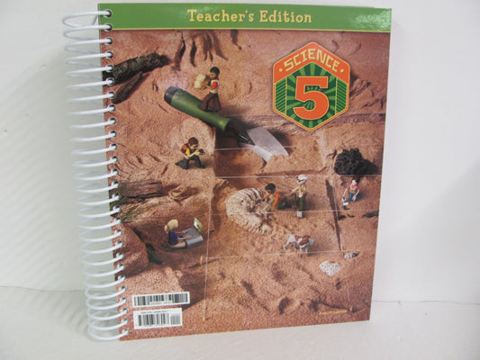Science 5 BJU Press Teacher Edition  Pre-Owned 5th Grade Science Textbooks
