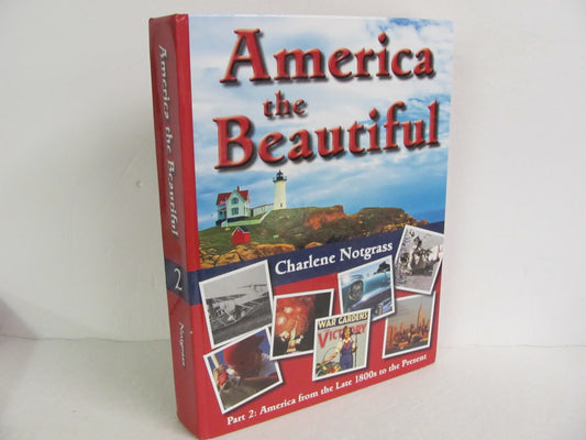 America the Beautiful 2 Notgrass Student Book Pre-Owned History Textbooks