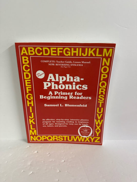 Alpha Phonics Paradigm Pre-Owned Samuel L. Blumenfeld Reading Textbooks