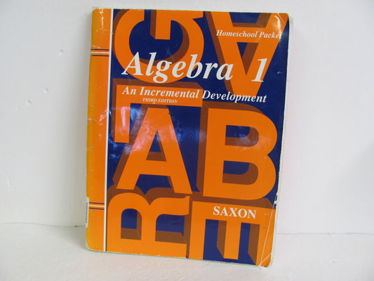 Algebra 1 Saxon Answer Key  Pre-Owned High School Mathematics Textbooks