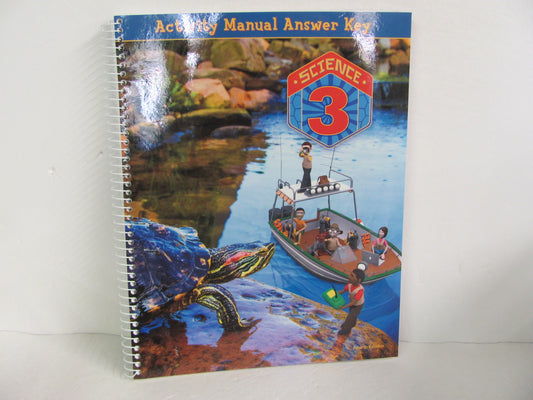 Science 3 BJU Press Activity Key Pre-Owned 3rd Grade Science Textbooks