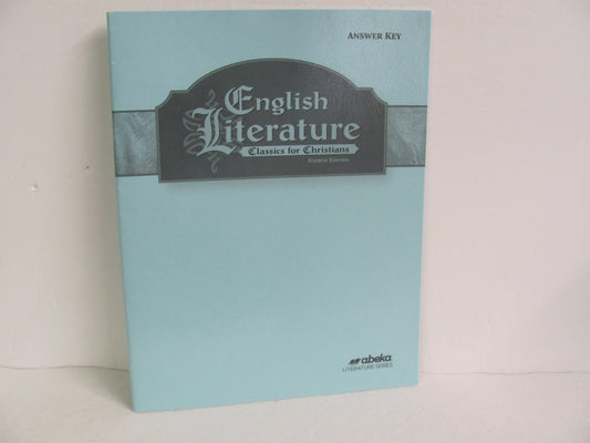 English Literature Abeka Answer Key  Pre-Owned 12th Grade Reading Textbooks