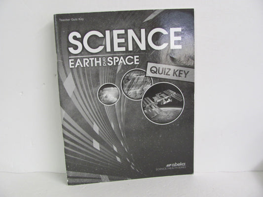 Earth & Space Abeka Quiz and Exam Book 8th Grade Science Textbooks