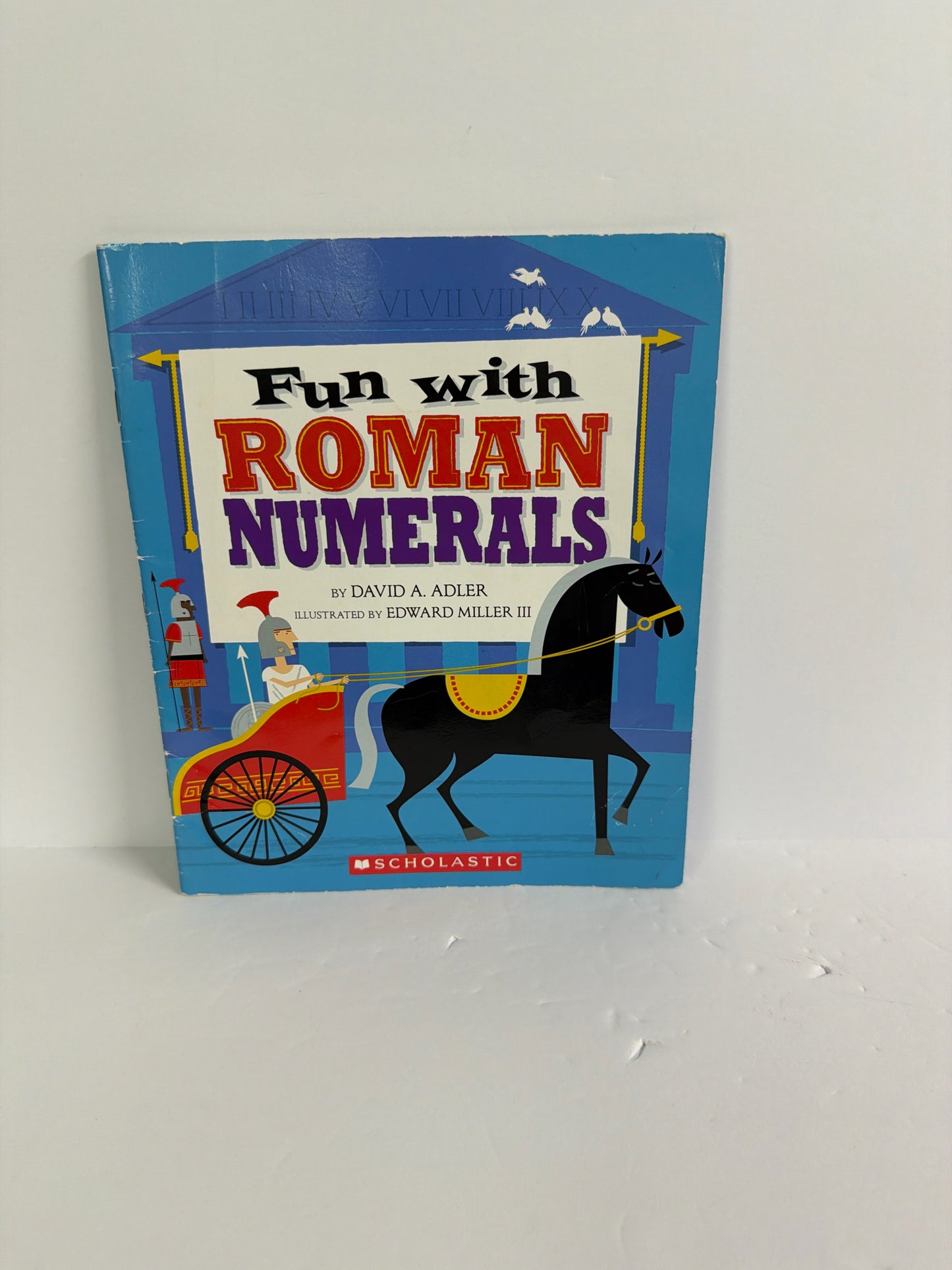 Fun with Roman Numerals Scholastic Pre-Owned David A. Adler Children's Books