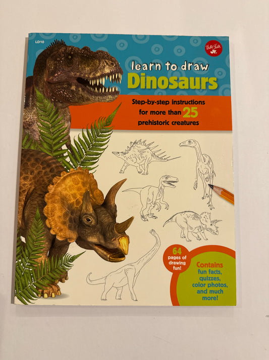Learn to Draw Dinosaurs QuartoKnows Pre-Owned Elementary Art Books
