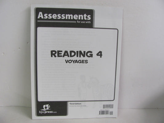 Reading 4 BJU Press Assessments  Pre-Owned 4th Grade Reading Textbooks