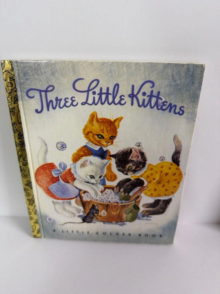 Three Little Kittens Golden Book Hardback Books